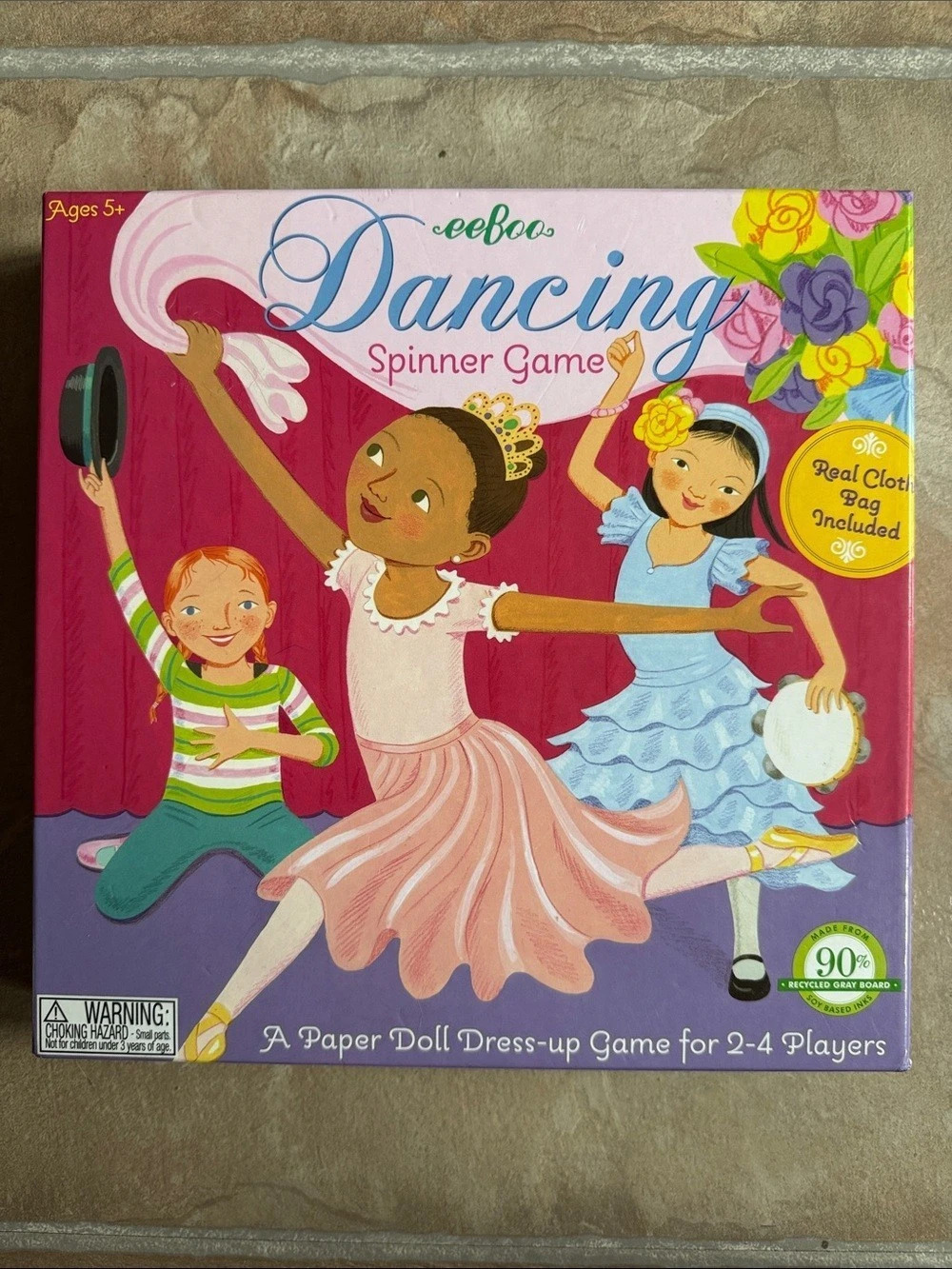 eeBoo Dancing Spinner Game - A Paper Doll Dress-up Game for Ages 5 and up